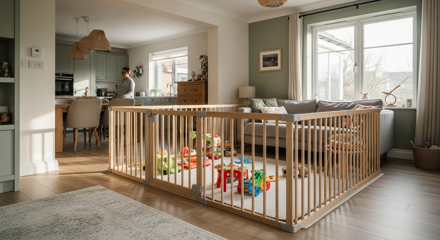 Baby Fence Indoor: Creating Safe Play Zones Without Blocking Your Home