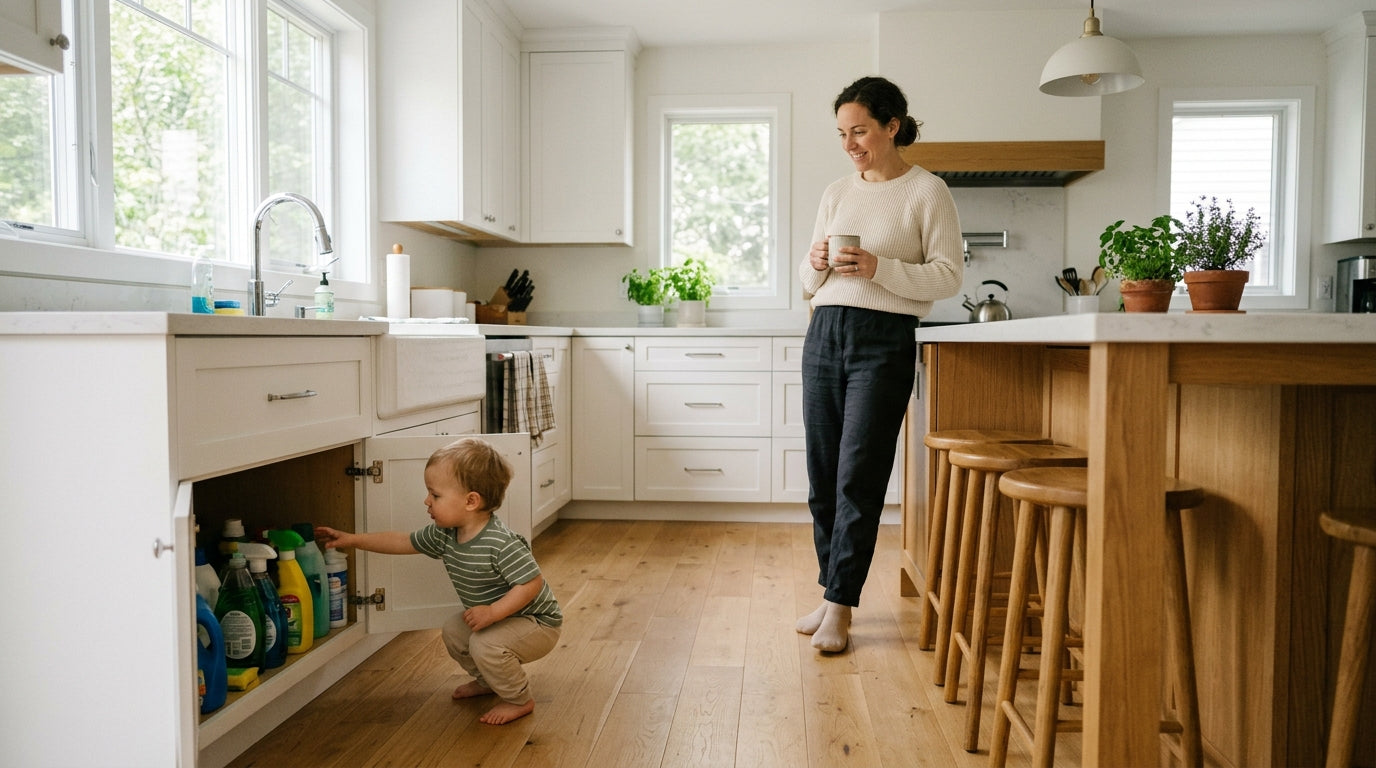 How to Baby Proof Kitchen Cabinets With Different Lock Types