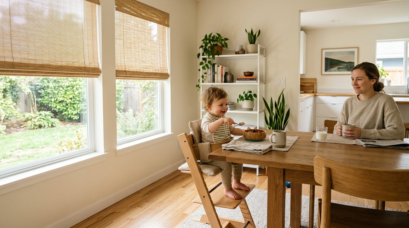 How to Baby Proof Your Dining Room: High Chairs Tables and Breakables