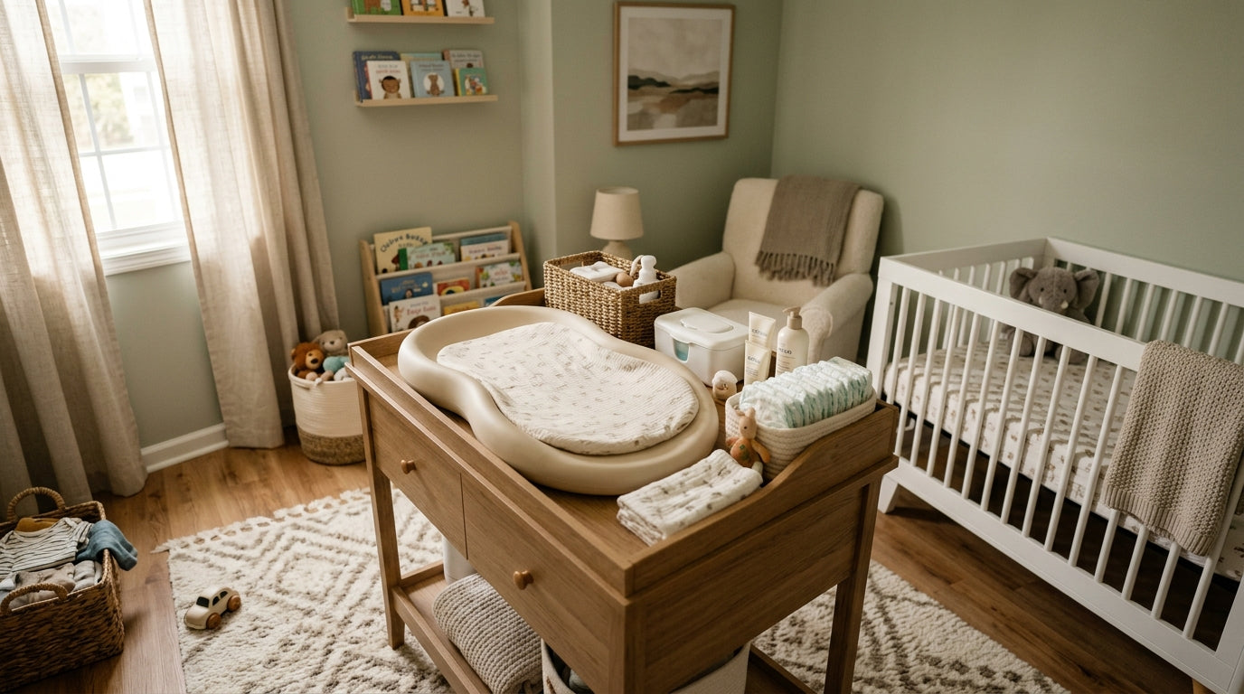 Nursery Changing Station Safety: Preventing Falls and Organizing Supplies