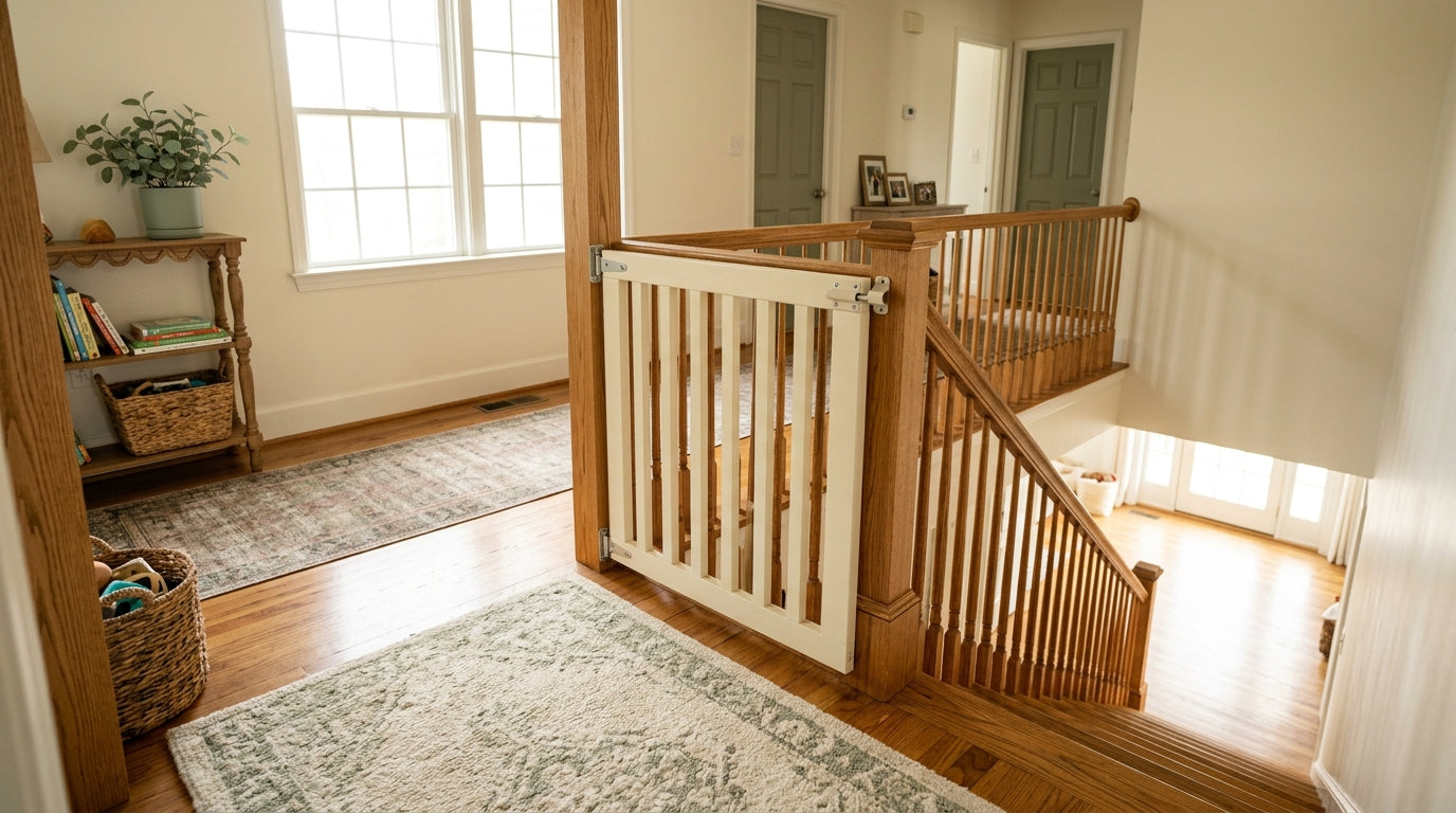 Top of Stairs Baby Gate Installation: Hardware Mount Best Practices