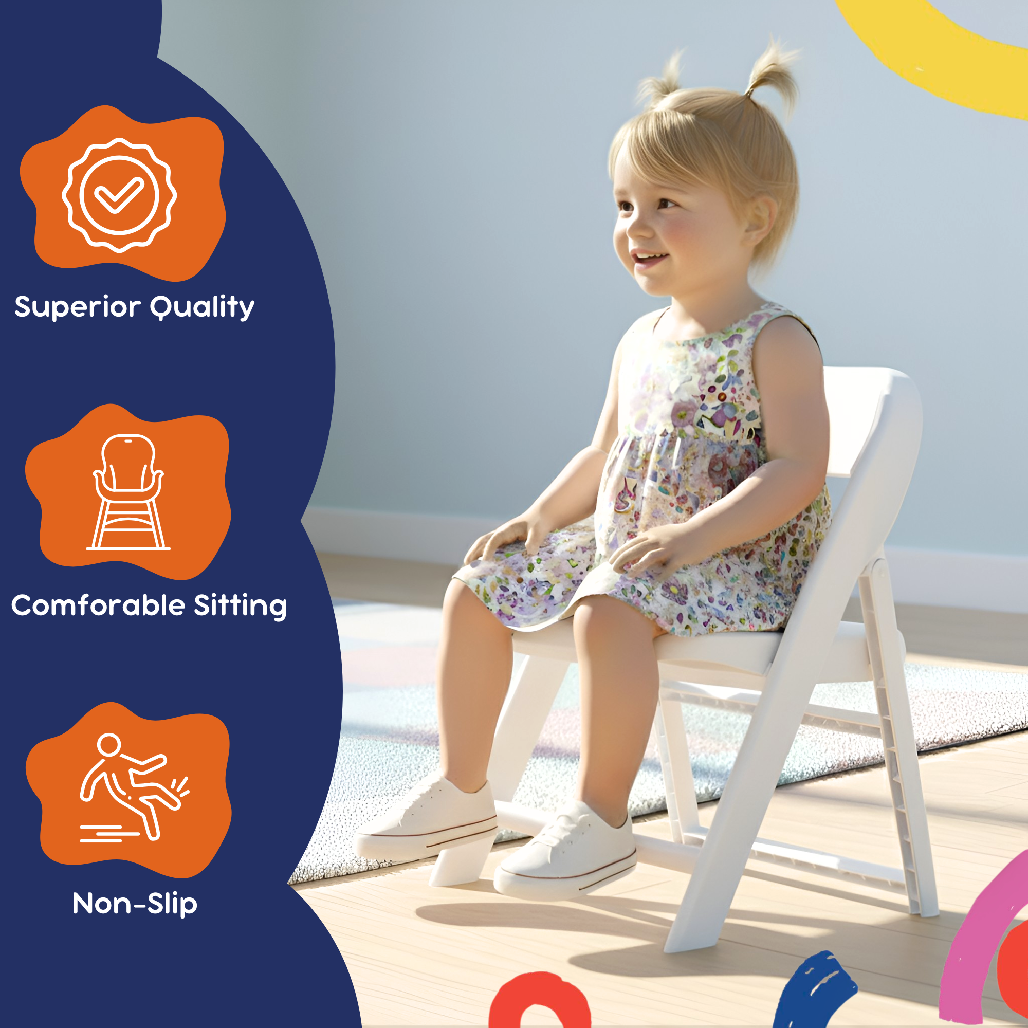 Giggle & Play | Kids Folding Chair (2 Pack)