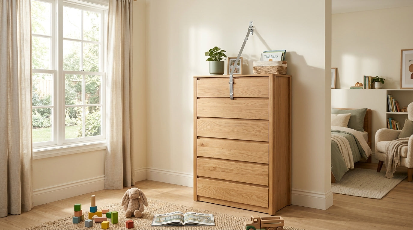 Anti Tip Furniture Straps: The Complete Anchoring Guide for Dressers and Bookshelves