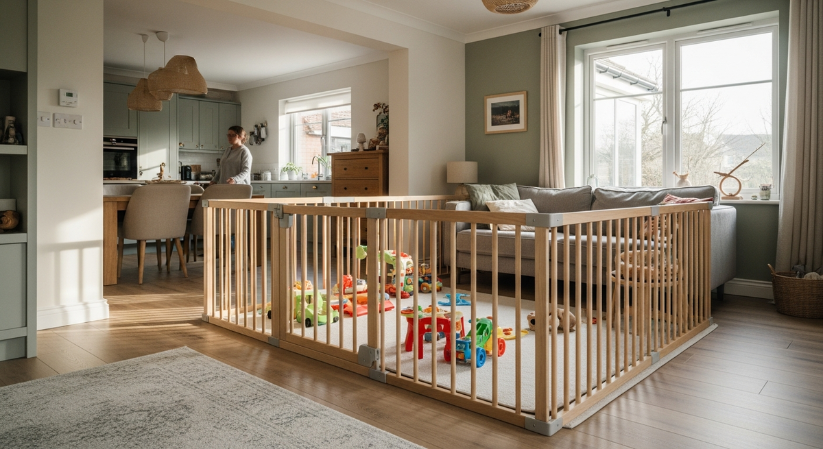 Baby Fence Indoor: Creating Safe Play Zones Without Blocking Your Home