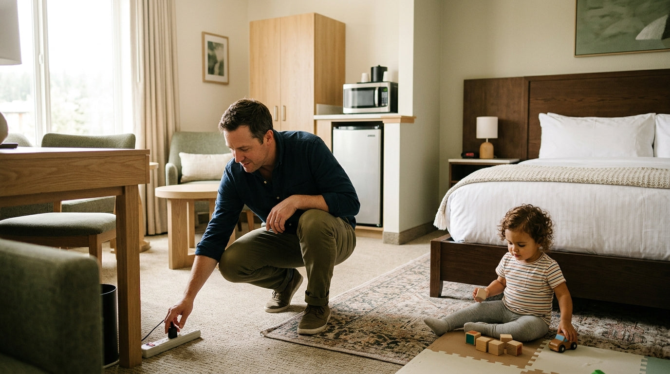 Baby Proof a Hotel Room in 10 Minutes: The Travel Parent Checklist