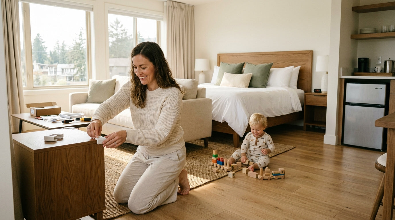 Baby Proof Your Airbnb: A Quick-Setup Travel Safety Kit