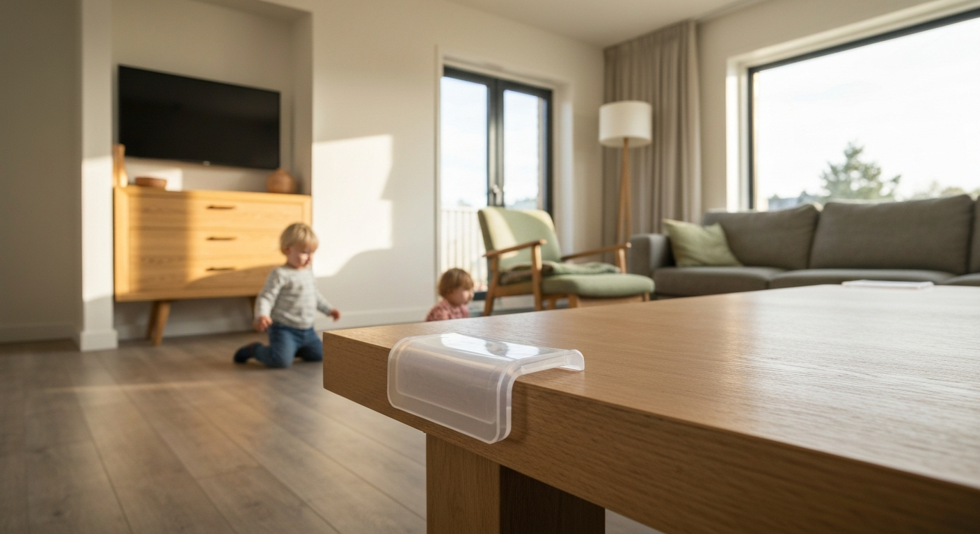 Clear Corner Protectors: The Invisible Way to Baby Proof Sharp Edges