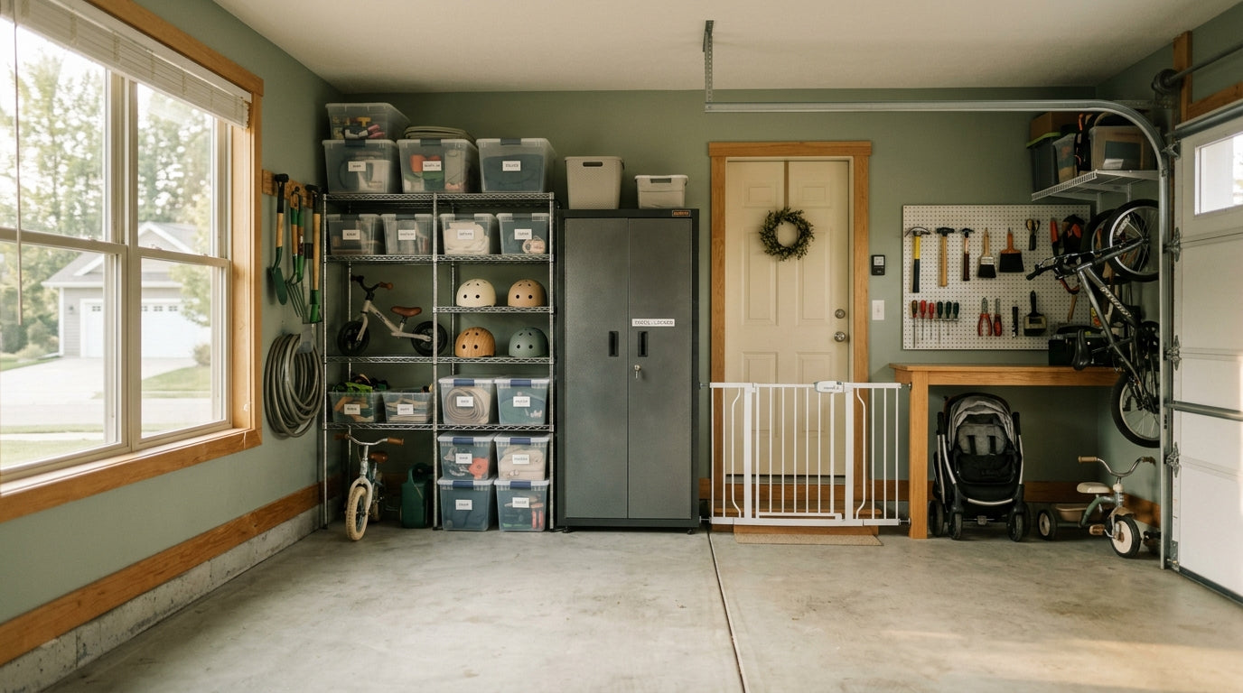 How to Baby Proof a Garage: Chemicals Tools and Door Safety