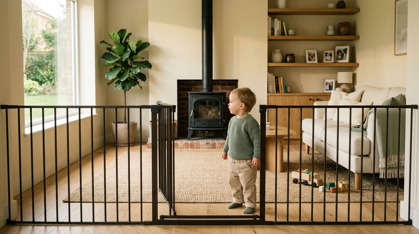 How to Baby Proof a Wood Stove: Hearth Gates and Heat Shields