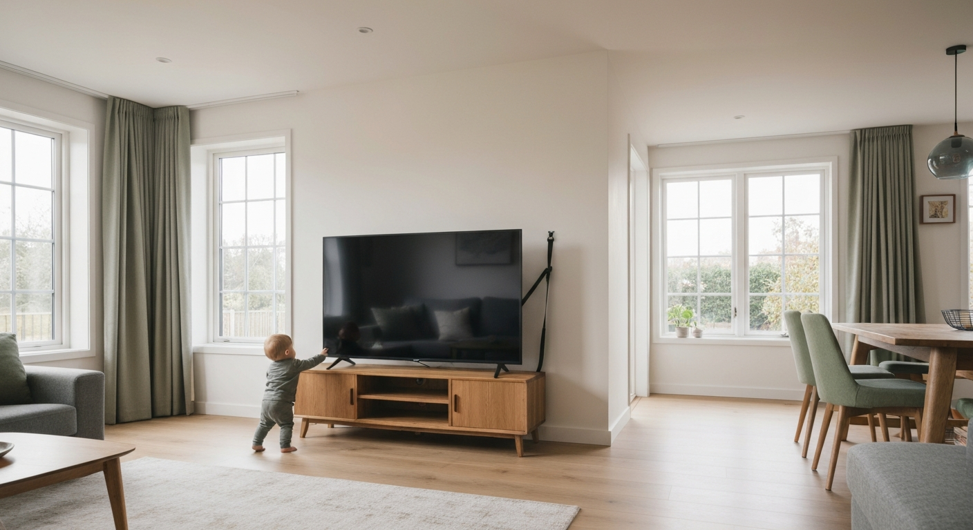 TV Safety Straps: Prevent Tip-Overs | Baby Proof Me