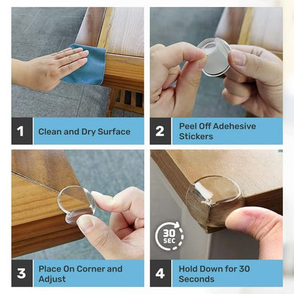 Baby Proof Me | Clear Table & Counter Corner Protectors