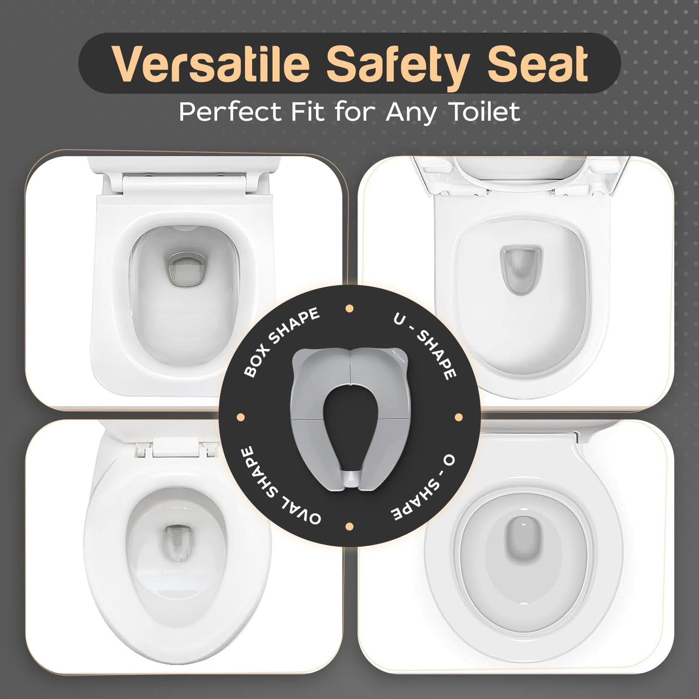 Baby Proof Me Essentials | Foldable Toilet Seat Trainer