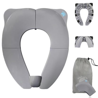 Baby Proof Me Essentials | Foldable & Portable Toilet Seat Trainer – Travel Bag Included