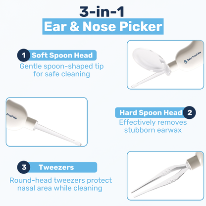 Baby Proof Me | Pickï 2-in-1 Baby Nose Picker & Ear Cleaner