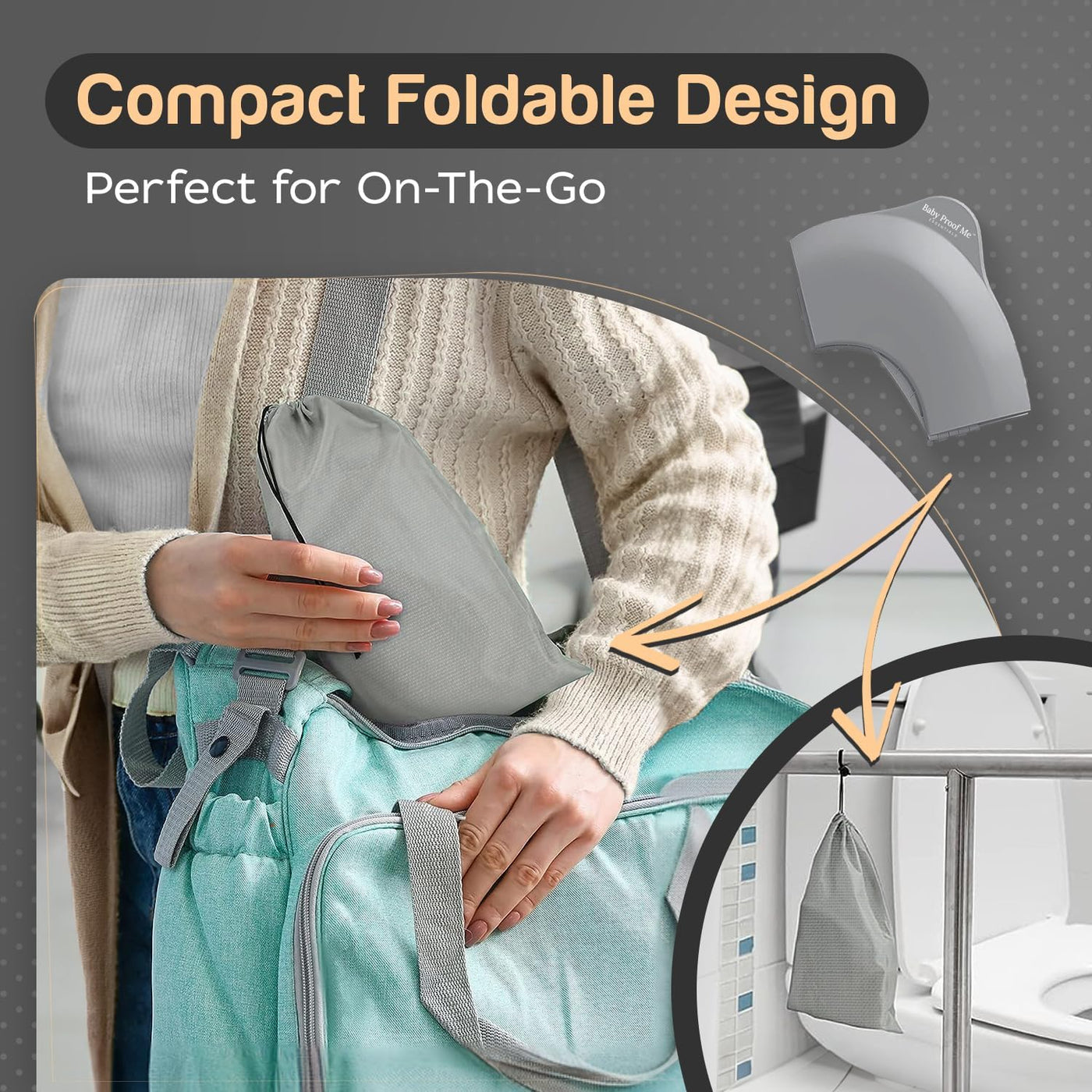 Baby Proof Me Essentials | Foldable Toilet Seat Trainer