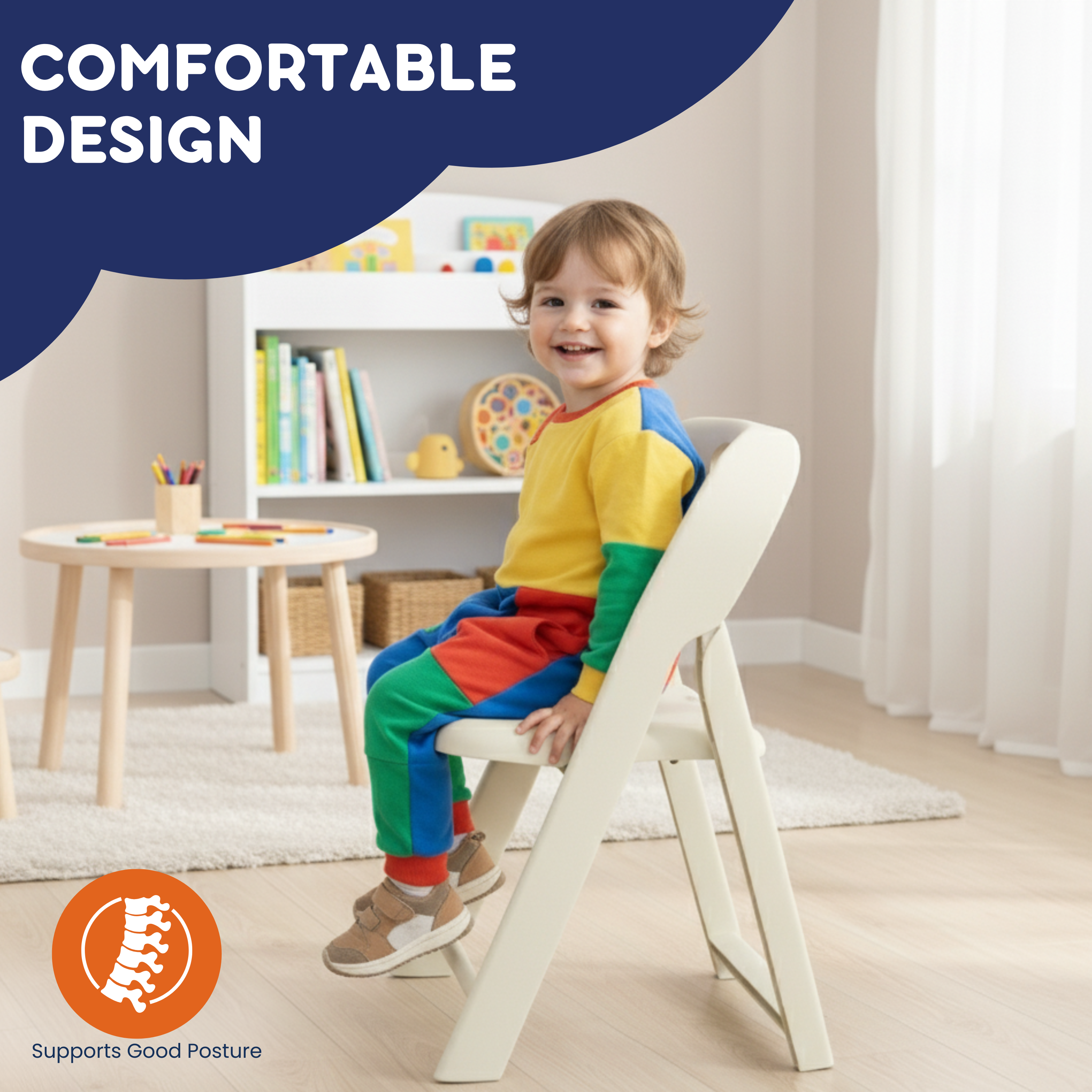 Giggle & Play | Kids Folding Chair  (2 Pack)