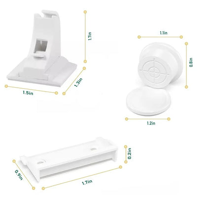 Baby Proof Me | "Zap Saver" Safety Kit – 24 Outlet Plug Covers, 12 Magnetic Cabinet Locks, & 6 Safety Strap Locks For Child Safety