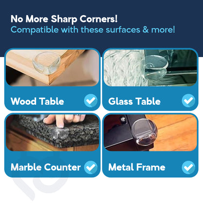 Baby Proof Me | Large TPE Safety Corner Protectors (12 Pack)