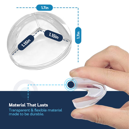 Baby Proof Me | Large TPE Safety Corner Protectors (12 Pack)