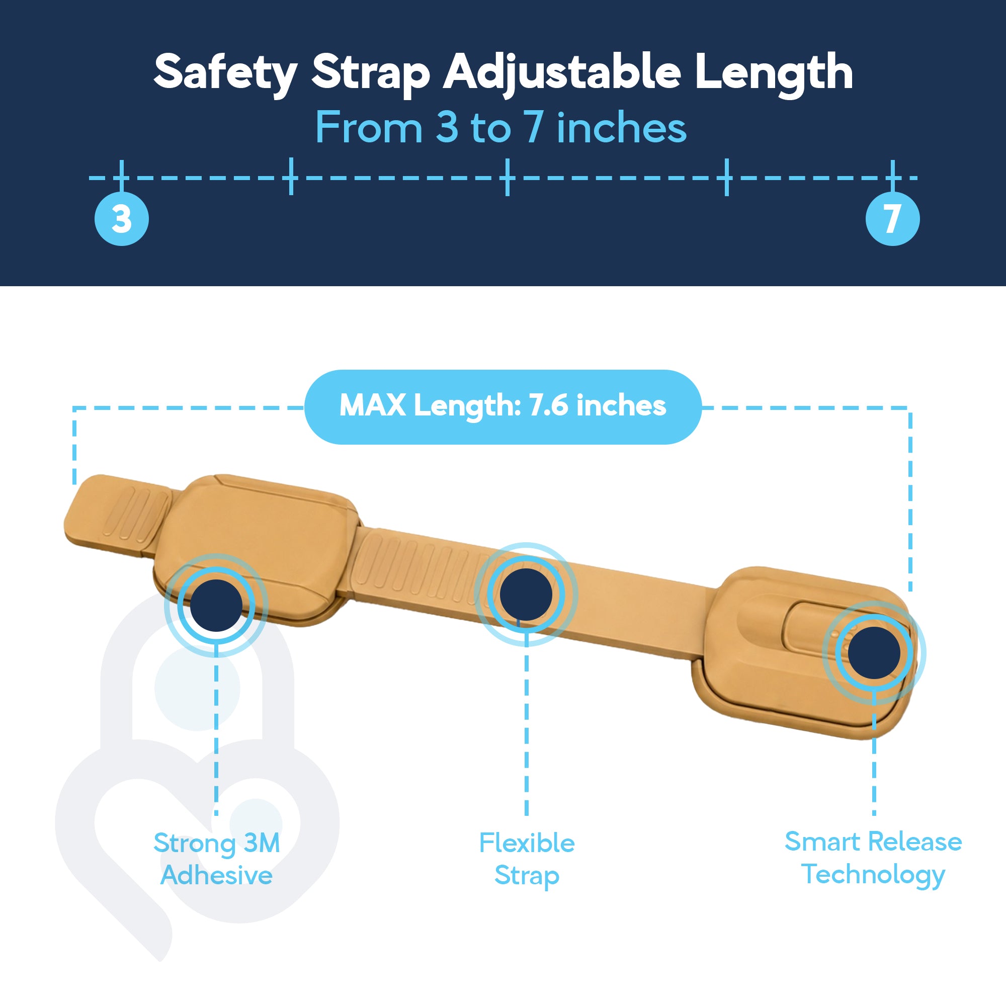 Baby Proof Me | Adjustable Safety Strap Lock