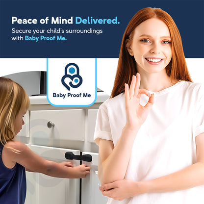 Baby Proof Me | Adjustable Black Safety Strap Lock