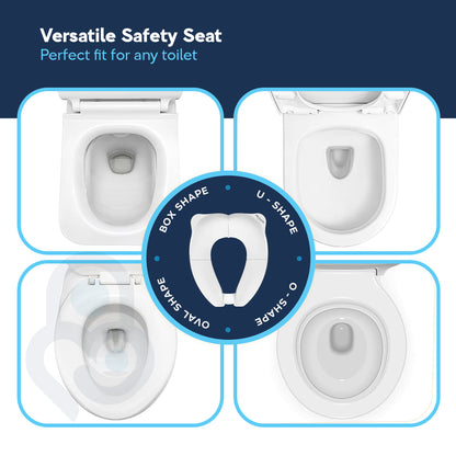 Baby Proof Me Essentials | Foldable & Portable Toilet Seat Trainer – Travel Bag Included