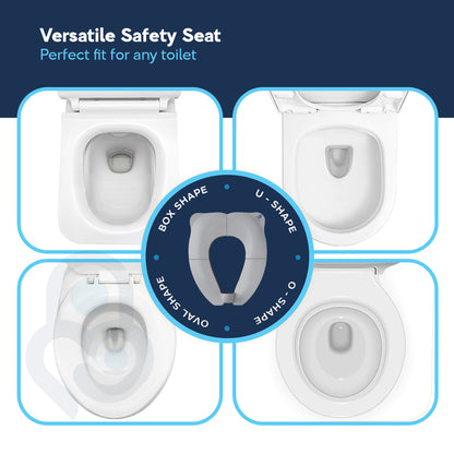 Baby Proof Me Essentials | Foldable & Portable Toilet Seat Trainer – Travel Bag Included