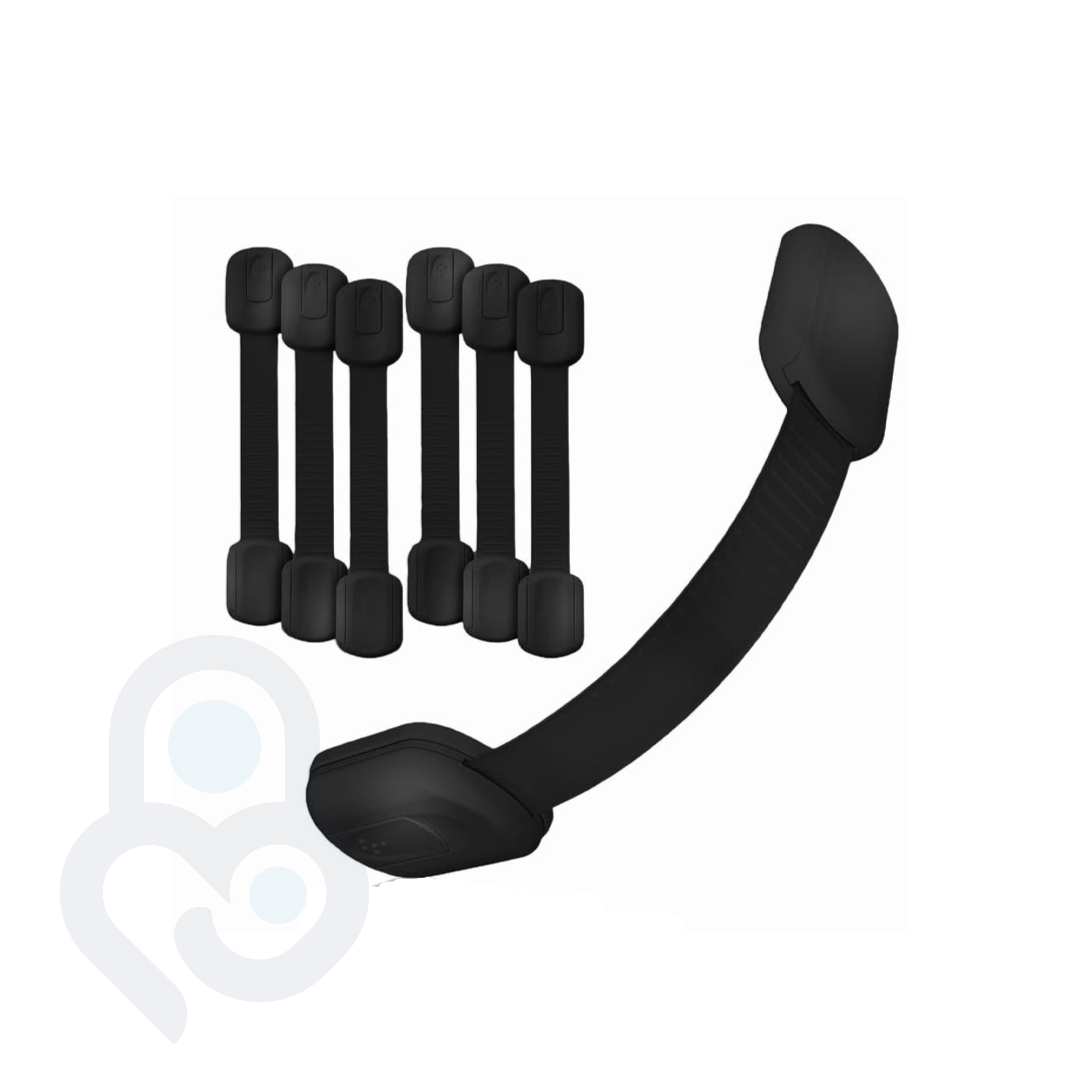 Baby Proof Me | Adjustable Black Safety Strap Lock