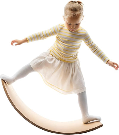 Giggle & Play | Wooden Balance Wobble Board