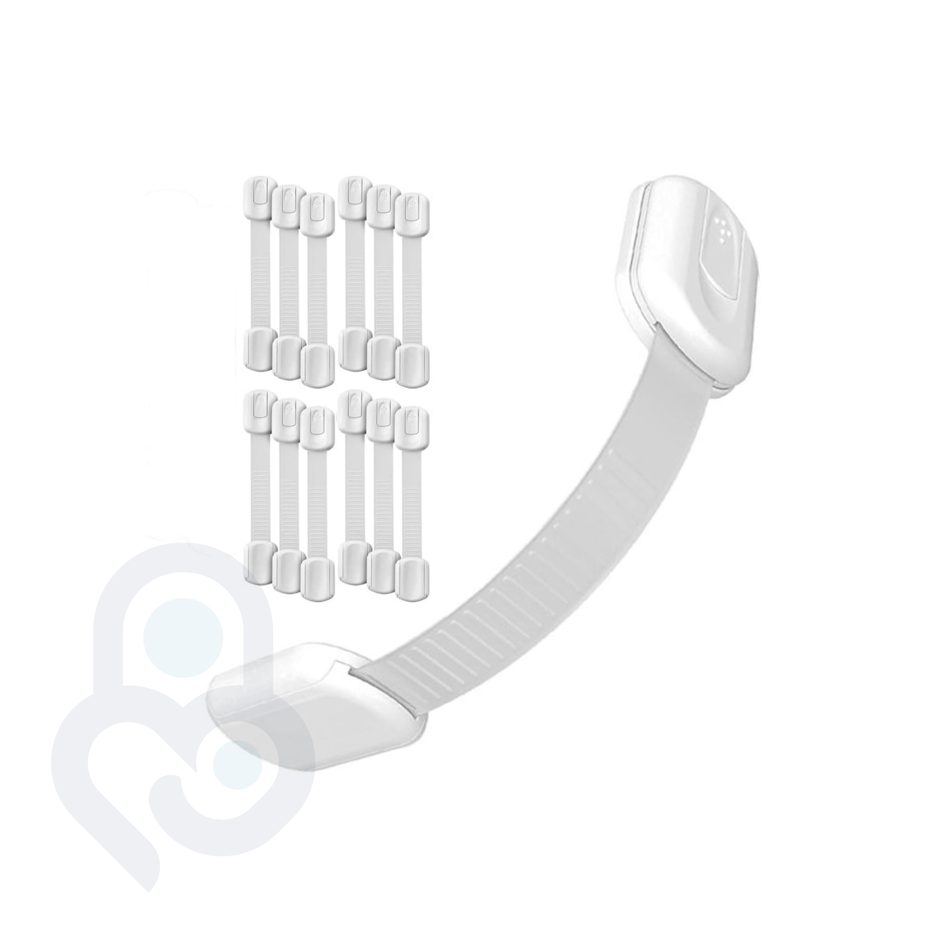 Baby Proof Me | Adjustable White Safety Strap Lock